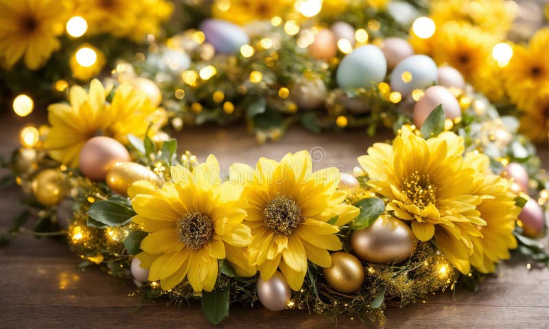 Decor frumos de paște. concentrare selectivă. stock photography