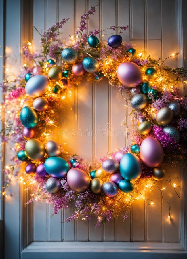 Decor frumos de paște. concentrare selectivă. royalty free stock images