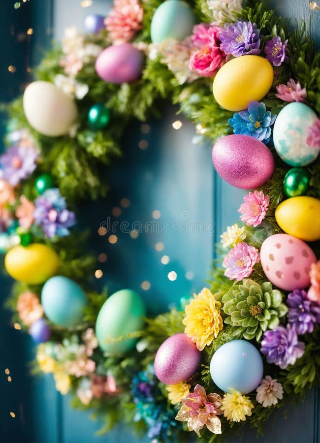 Decor frumos de paște. concentrare selectivă. royalty free stock photos