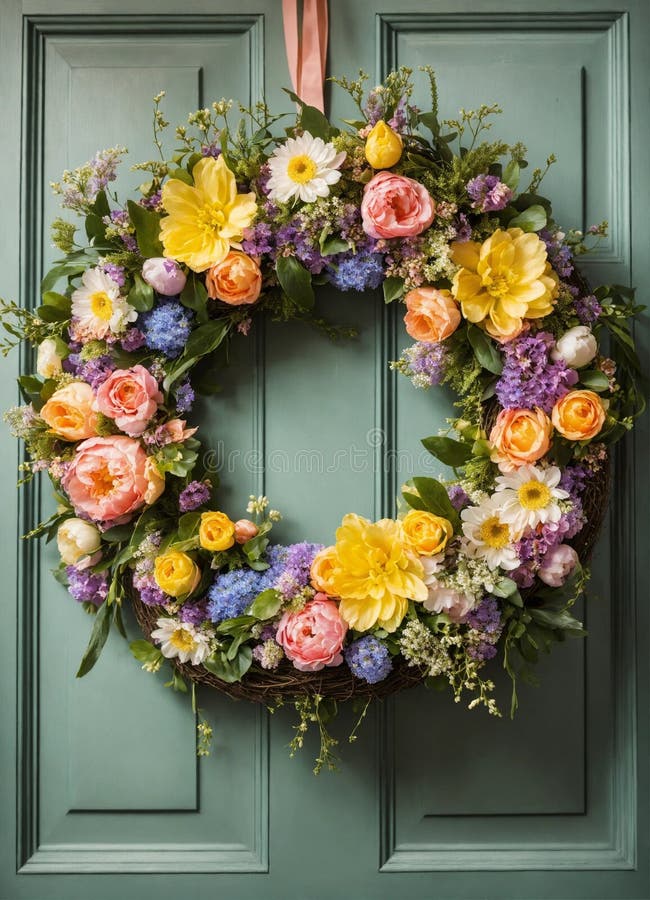 Decor frumos de paște. concentrare selectivă. stock photo