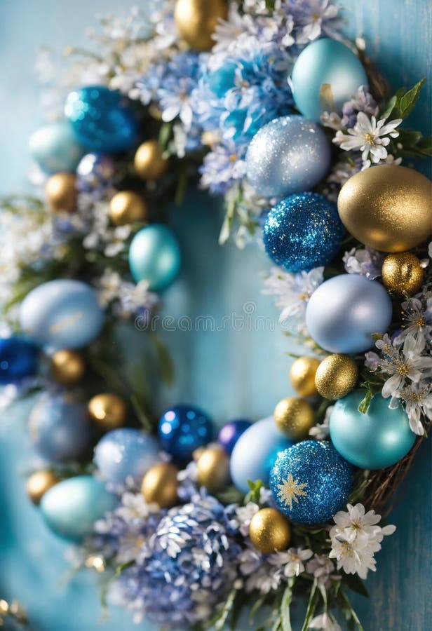 Decor frumos de paște. concentrare selectivă. royalty free stock photography