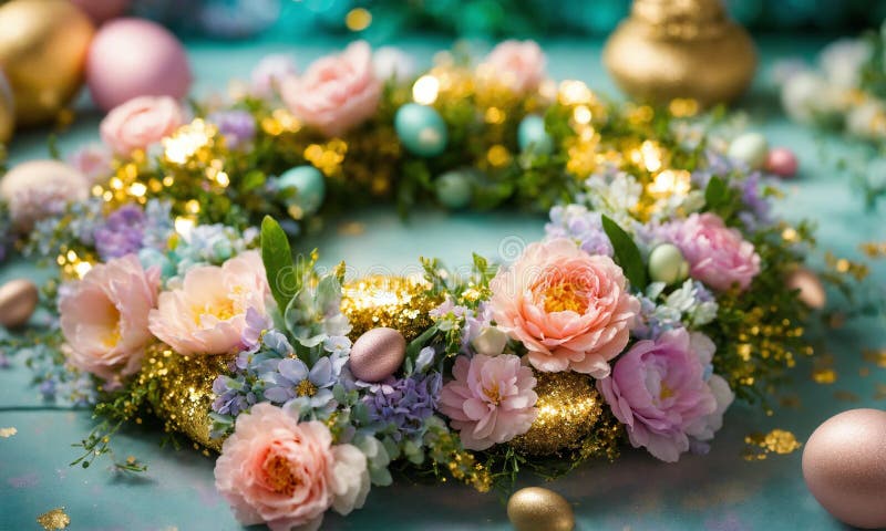 Decor frumos de paște. concentrare selectivă. royalty free stock images