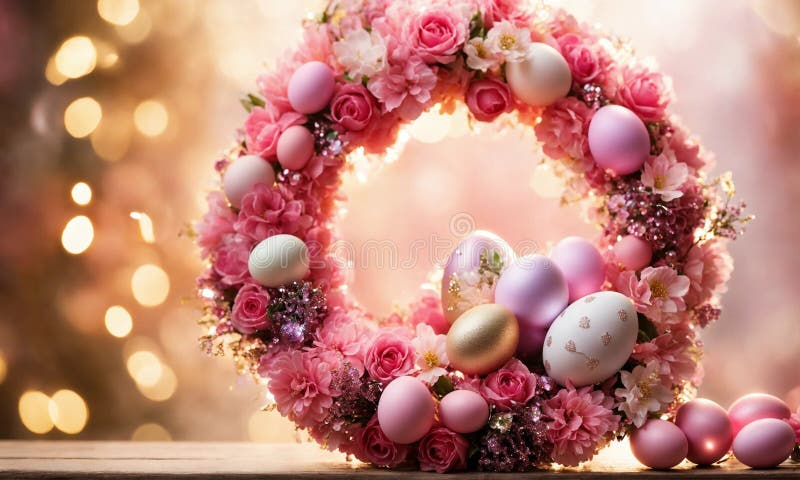 Decor frumos de paște. concentrare selectivă. royalty free stock images