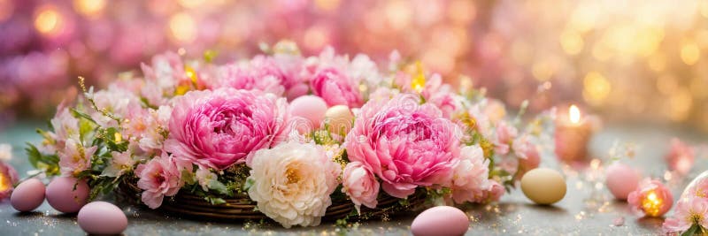 Decor frumos de paște. concentrare selectivă. royalty free stock image