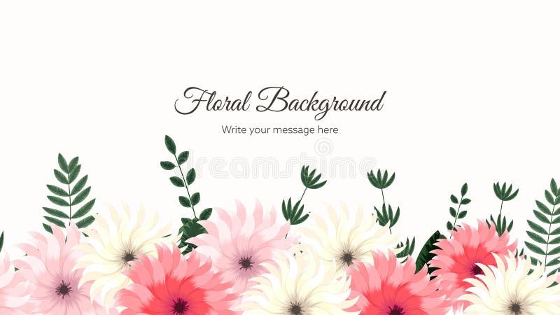 Beautiful Editable Floral Frame Background Template Rustic Flowers Stock  Vector - Illustration of design, background: 227174809