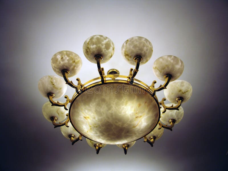 Beautiful and elaborate lamp stock images