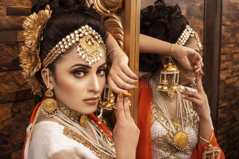 341 Pakistani Bridal Makeup Stock Photos - Free & Royalty-Free Stock Photos  from Dreamstime