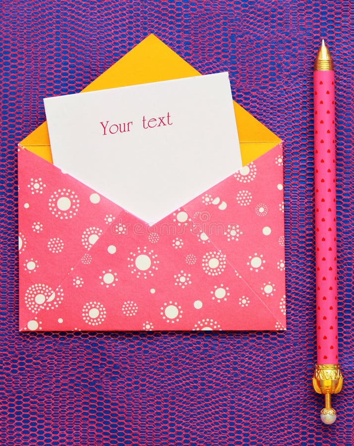 Beautiful envelope stock image. Image of feather, intrigue 22491009