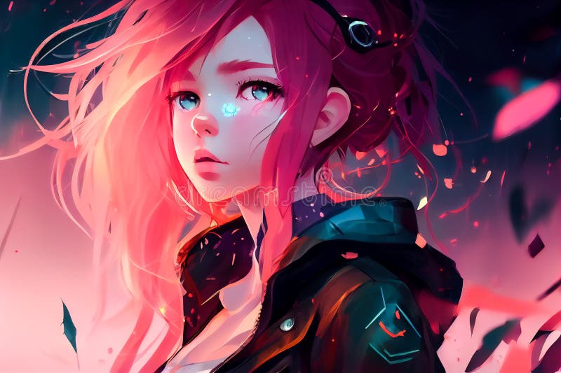 Premium AI Image  Beautiful aesthetic anime character wallpaper