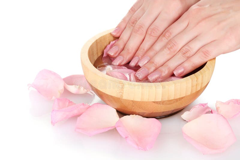 Beautiful female hands royalty free stock images