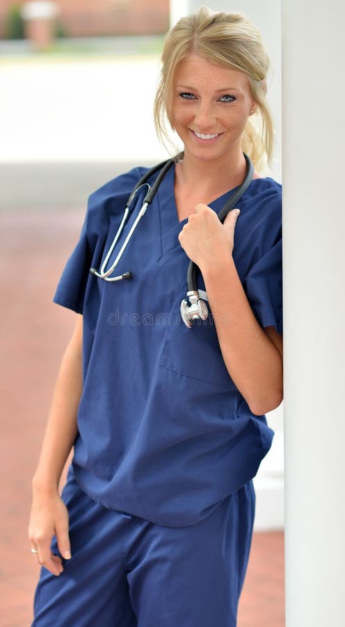 Beautiful Female Healthcare Professional Stock Image - Image of ...