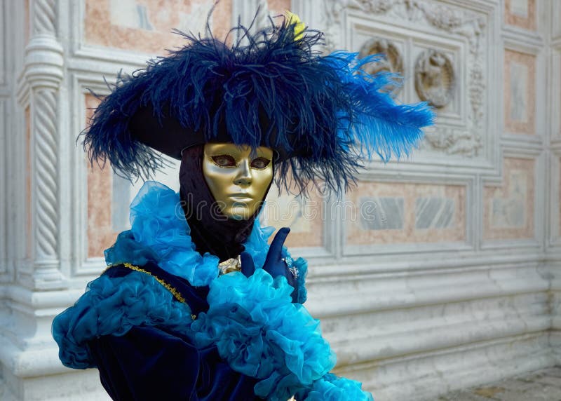 Beautiful Female Masks in Carnival in Venice Stock Image - Image of ...