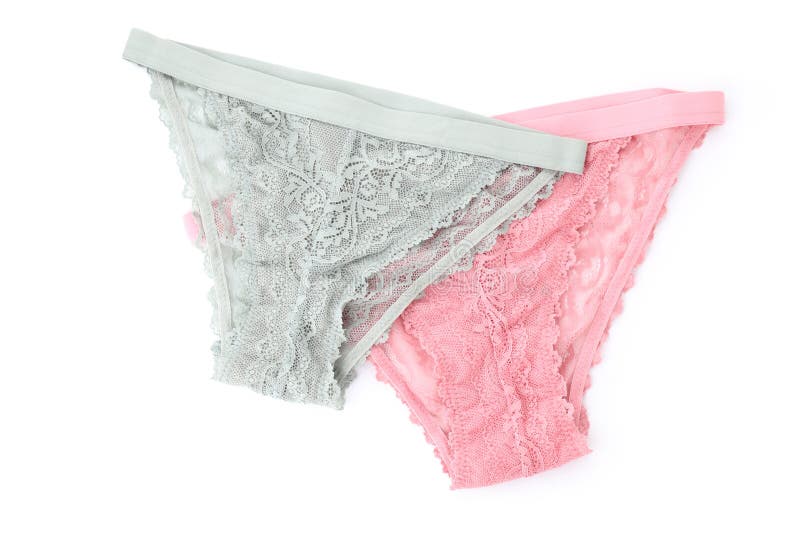 Beautiful Female Panties Isolated on White Background Stock Image