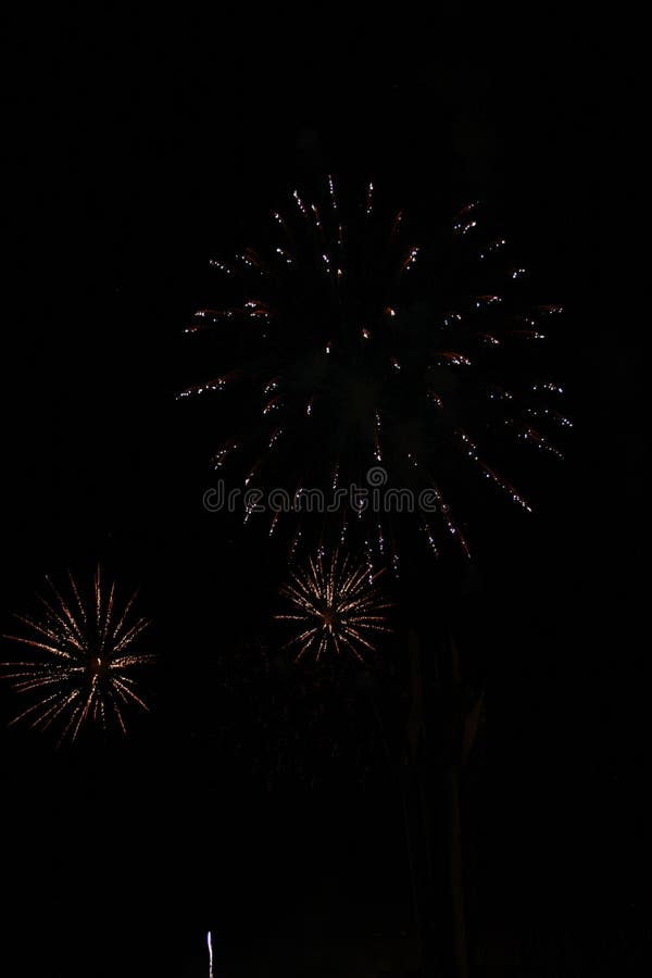 Beautiful fireworks. light up the sky, celebration fireworks stock photography