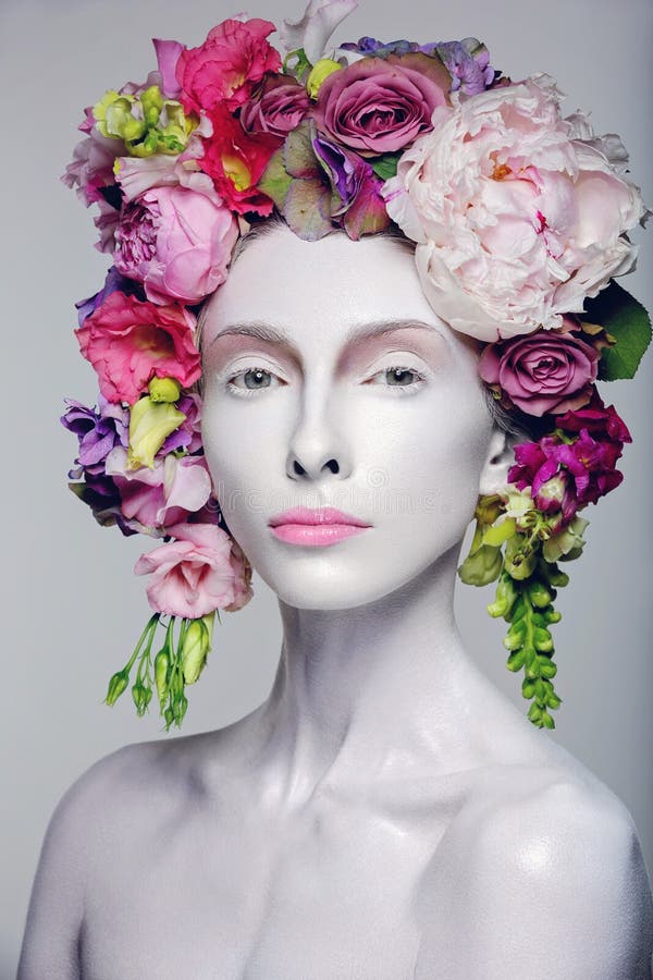 Beautiful flower queen stock image. Image of glamorous - 88331149