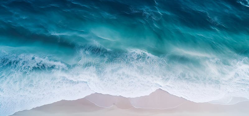 Beautiful flowing surface sea or ocean in painting style. exotic nature background effect pattern. wallpaper design vector illustration