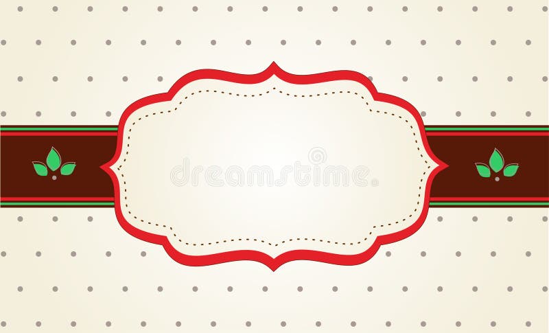 Beautiful frame on background