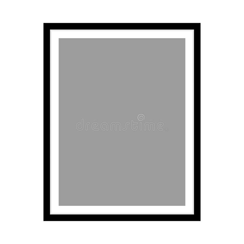 Beautiful Frame for Your Decor. Photo Frame on a White Background Stock