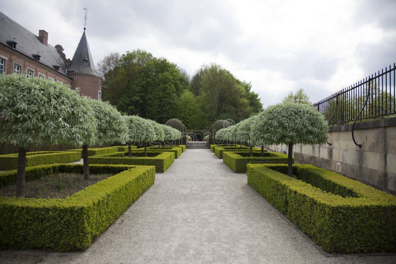 Beautiful french garden stock image. Image of boxwood - 27279873