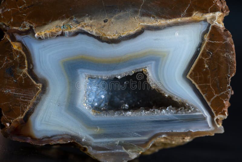 Beautiful geode polished stock image. Image of nature - 66531371