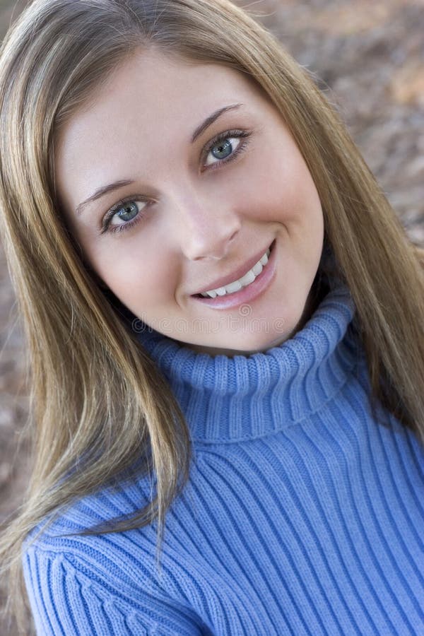 Beautiful Girl. Beautiful Smiling Girl royalty free stock image