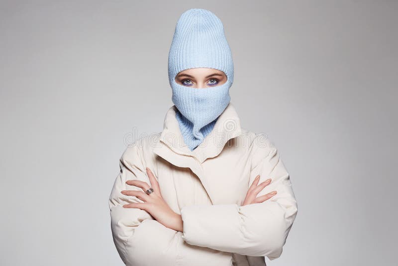 Woman In Balaclava Stock Photo, Picture and Royalty Free Image. Image  55028286.