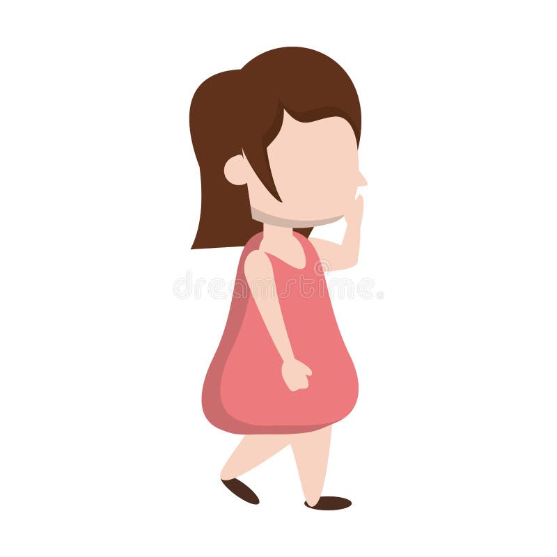 Beautiful Girl Cartoon Isolated Vector Illustration Stock Vector - Illustration of little, walking: 149121149 Beautiful Girl Cartoon Isolated Vector Illustration Stock Vector - Illustration of little, walking: 149121149