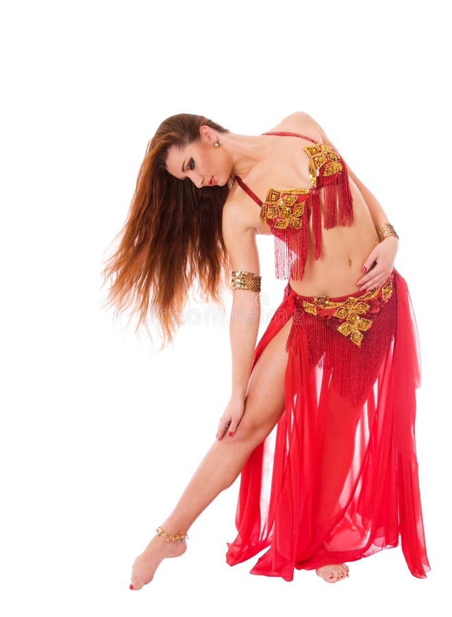 Beautiful girl dancer of belly dance