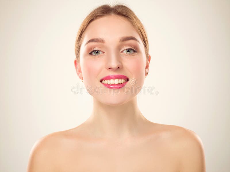 Beautiful Girl Face Perfect Skin Stock Photo Image Of Clear Healthy