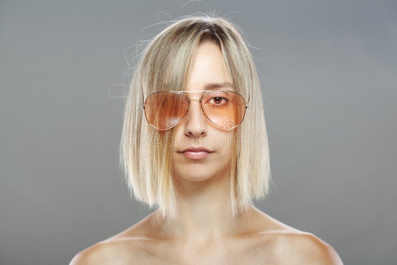 Short Hair and Glasses with Blonde - wide 6
