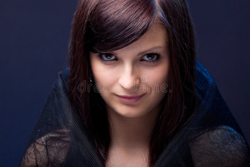 Beautiful girl in an image of a witch royalty free stock photos Beautiful girl in an image of a witch royalty free stock photos