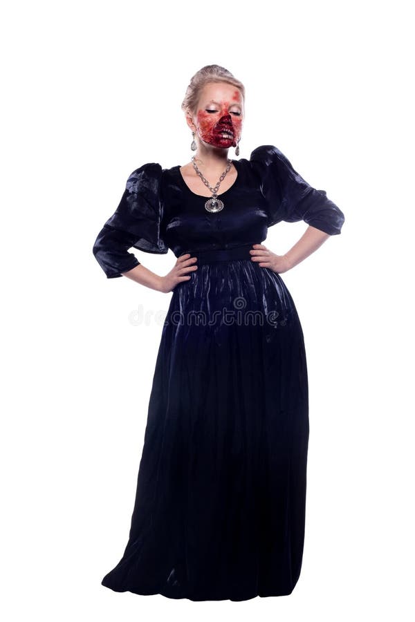 751 Beautiful Female Zombie White Background Stock Photos - Free ...