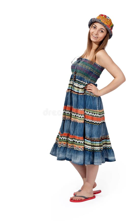 jeans sarafan dress