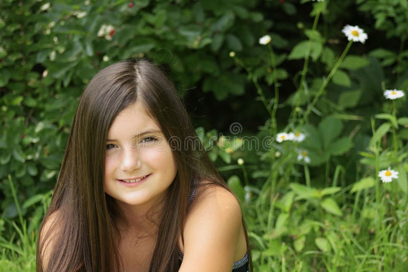 Beautiful Girl in Park