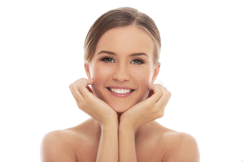 Beautiful Girl With Perfect Skin Stock Photo Image Of Girl Cute