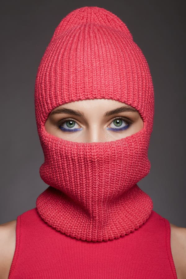 Woman In Balaclava Stock Photo, Picture and Royalty Free Image. Image  55028286.