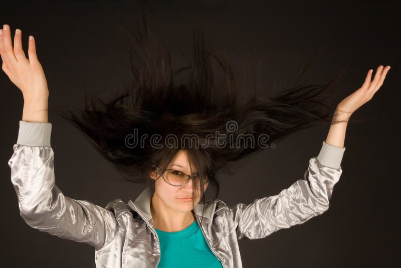 Beautiful Girl Shaking Her Hair Picture Image 6355950
