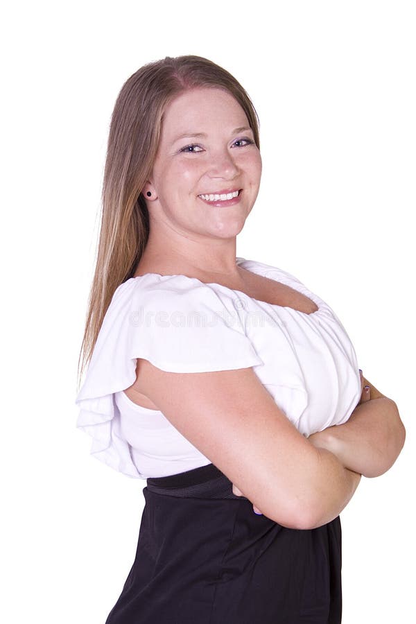 Beautiful Girl Standing Up stock image. Image of face - 16589293