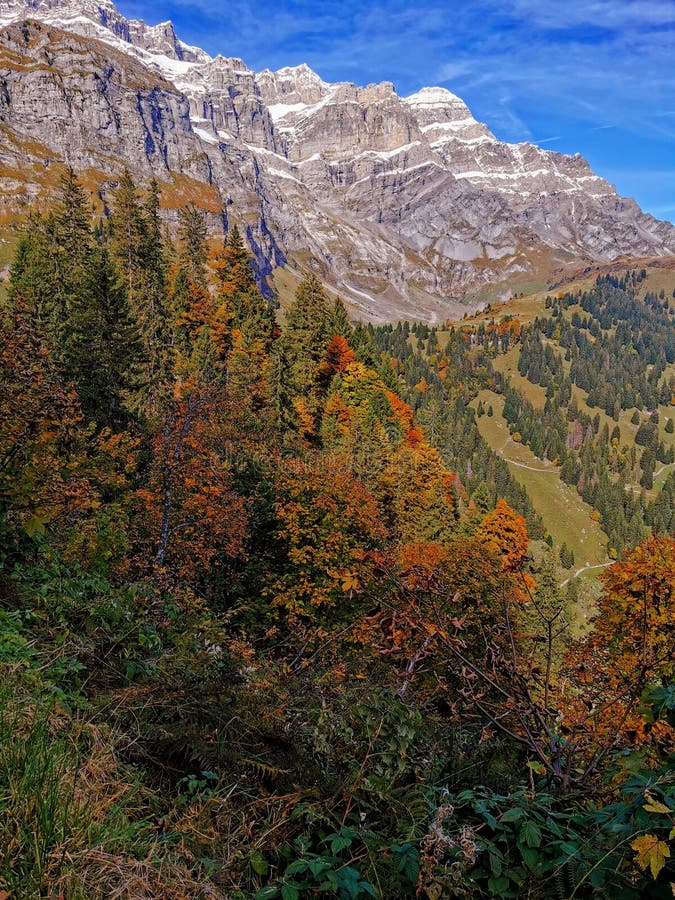 Beautiful Glarus Alp mountains