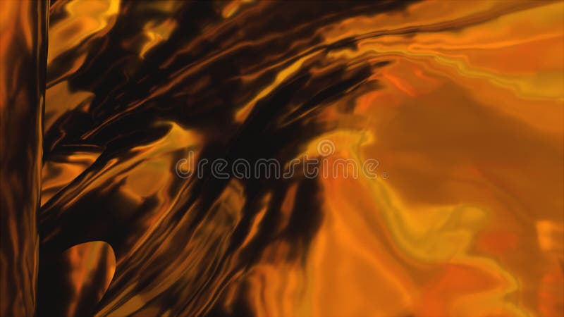 Beautiful gold wavy cloth, computer generated background, 3d render backdrop