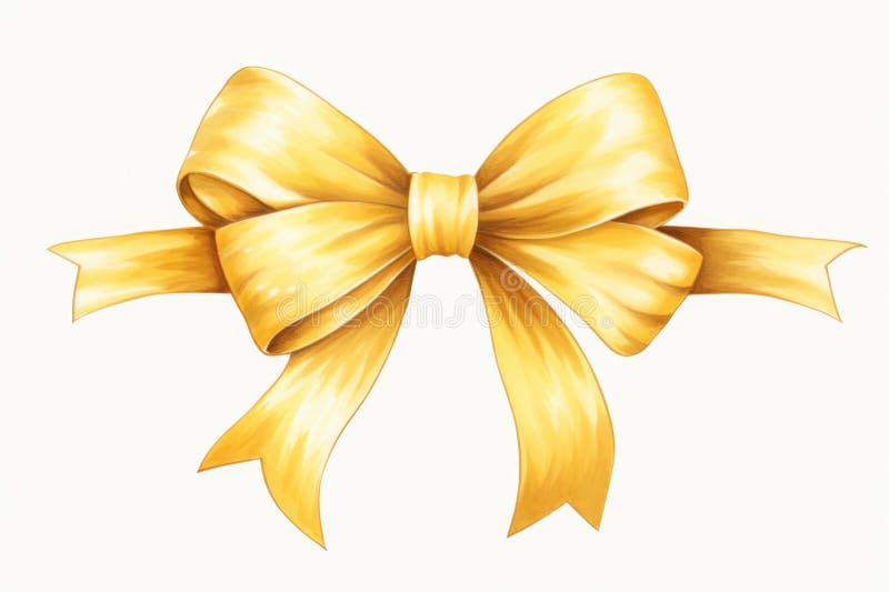 Un arc frumos de aur pe un fond alb curat și simplu. perfect pentru adăugarea unei atingeri elegante la orice proiect de design royalty free illustration