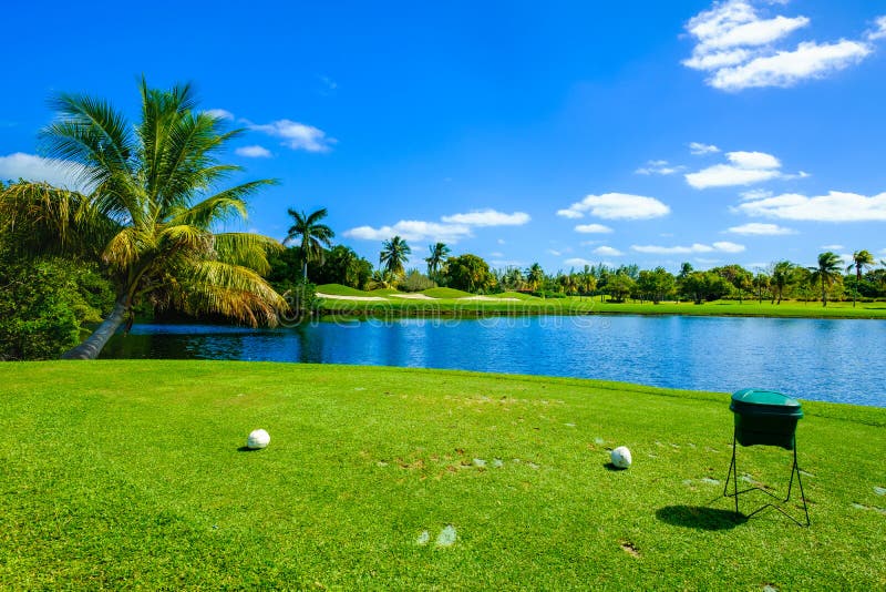Beautiful golf course stock photo. Image of florida, retirement 86269006