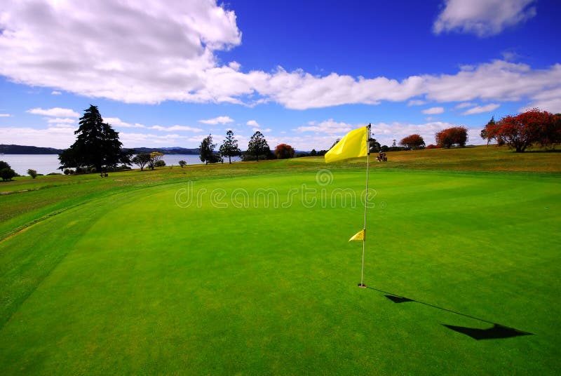 Golf ball on fairway stock image. Image of lawn, parr 3849367