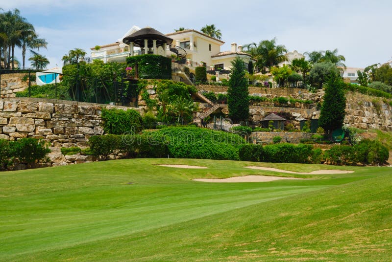 Golf Course Condos stock photo. Image of retire, architecture 4481280