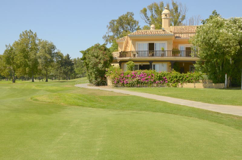 Villa in golf course in Marbella, Spain. Villa in golf course in Marbella, Spain.