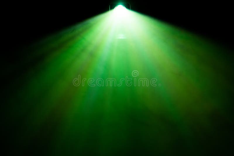 Beautiful Green Color Wide Lens Projector with Light Beam for Movie and  Cinema at Night . Smoke Texture Spotlight Stock Image - Image of black,  beautiful: 134222421