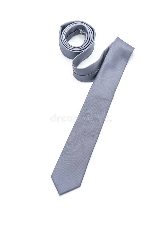 Grey Necktie with Windsor Knot Stock Image Image of stripe, windsor