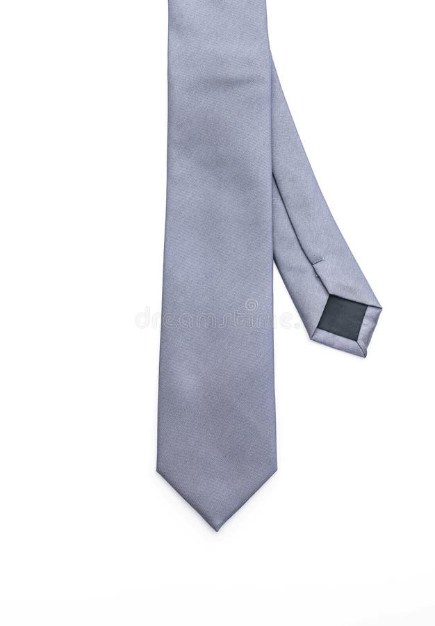 Grey Necktie with Windsor Knot Stock Image Image of stripe, windsor