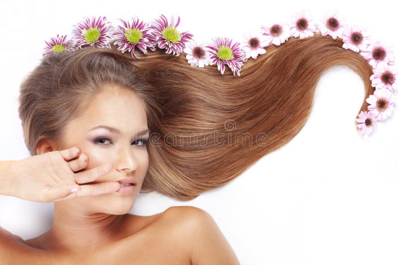 Beautiful hair royalty free stock images Beautiful hair royalty free stock images