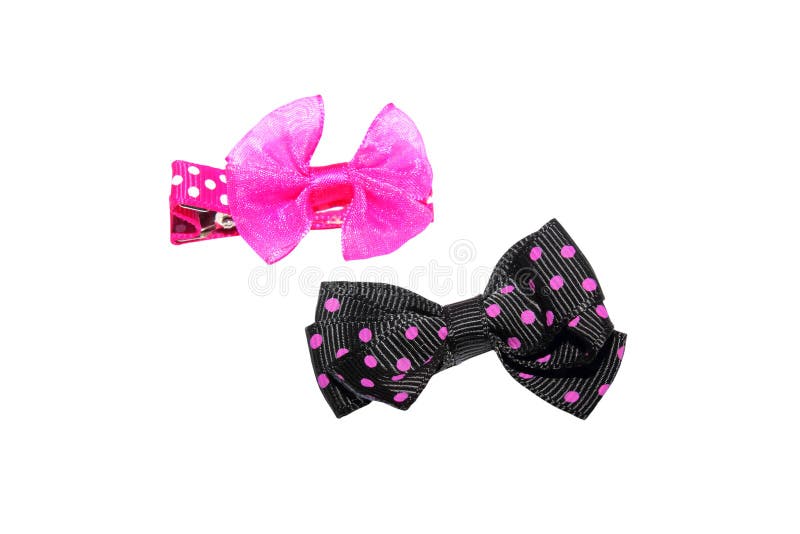 Beautiful Hair Bow Ties Isolated Stock Photos Free & RoyaltyFree
